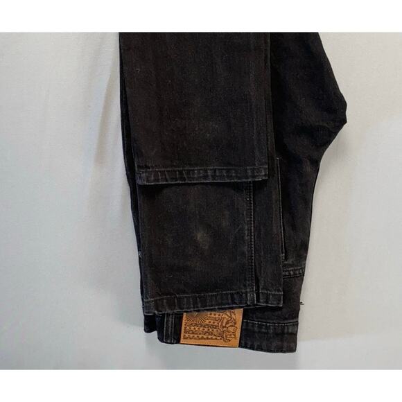 Volcom Vorta Slim Straight Stretch Denim Skate Jeans. Washed Black, Men's 30X32 - Picture 4 of 9